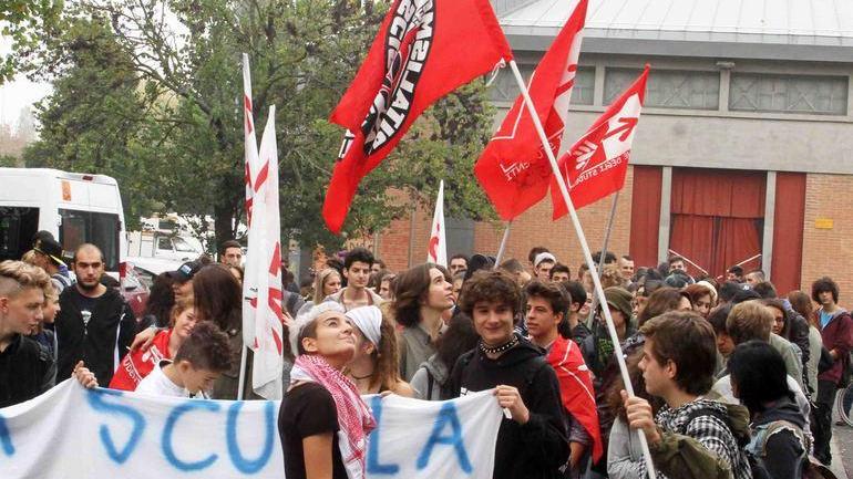 Il corteo degli studenti contro la “buona scuola”