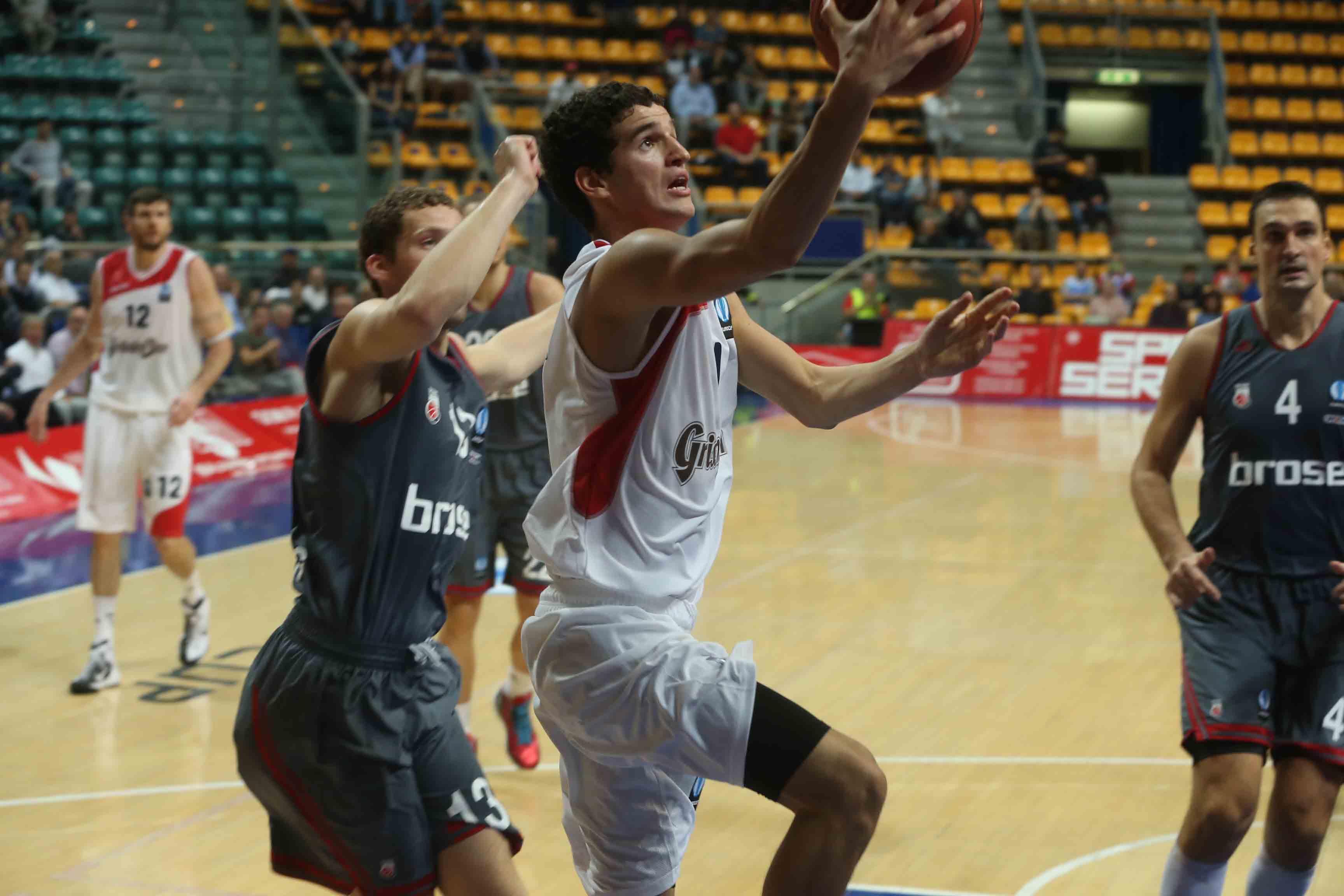 Il trionfo della Grissin Bon contro il Bamberg