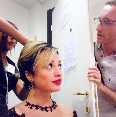 Lo scenografo ferrarese Cutùli e il soprano Surguladze