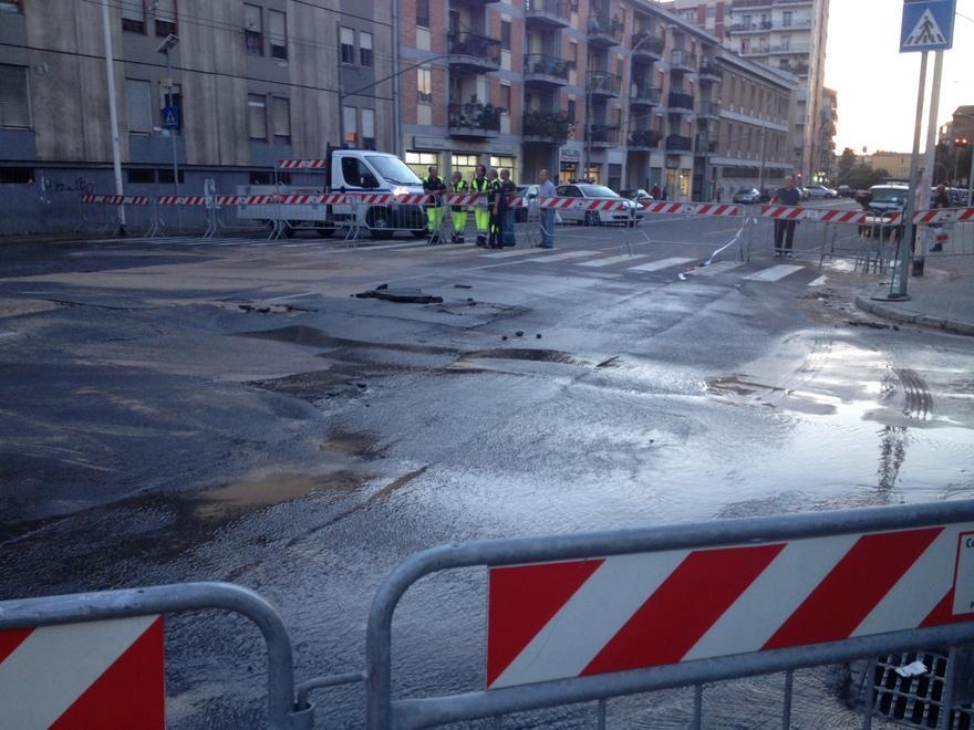 Saltano le condotte dell’acqua, disagi a Is Mirrionis 