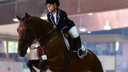 Claudia Pistidda alla finale nazionale di salto a ostacoli