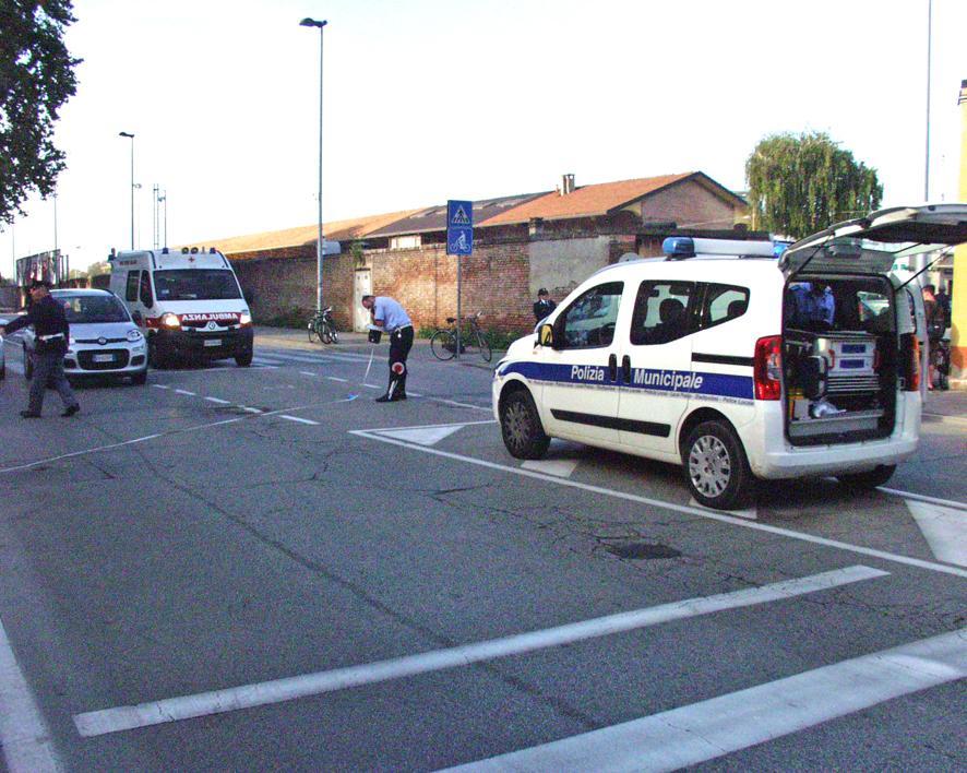 I rilievi dopo l'investimento