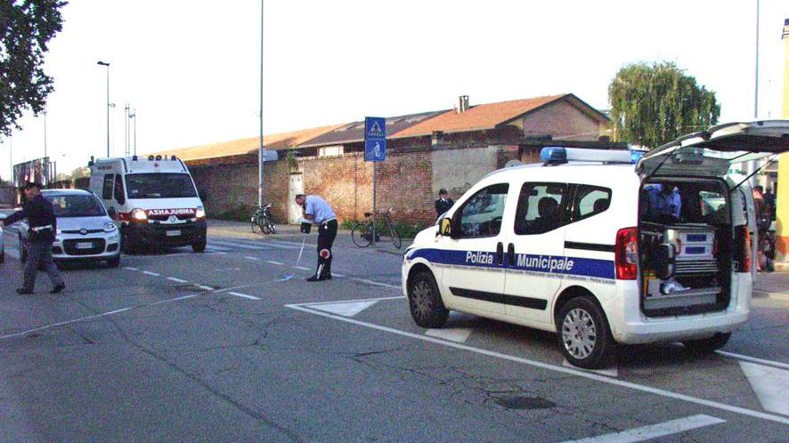 I rilievi dopo l'investimento