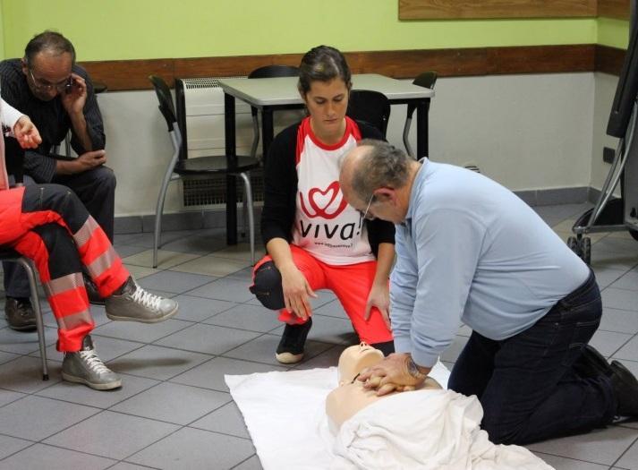 Tre rianimatori in piazza per salvare vite umane