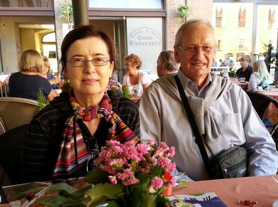 Due parigini affascinati dalla bellezza di Ferrara 