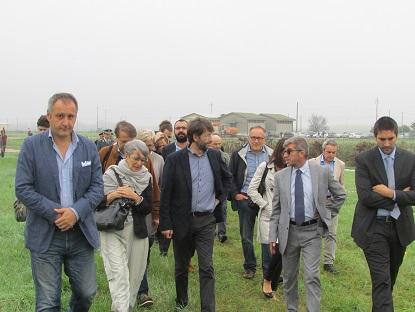 Il ministro Franceschini in visita agli scavi di Spina