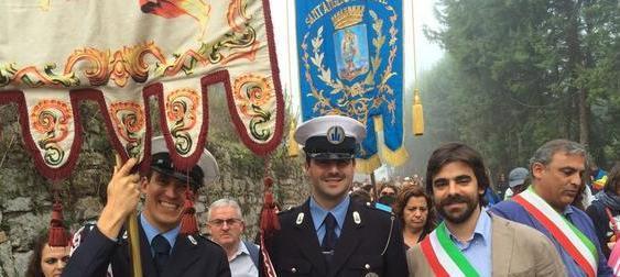 Il gonfalone alla Marcia per la Pace