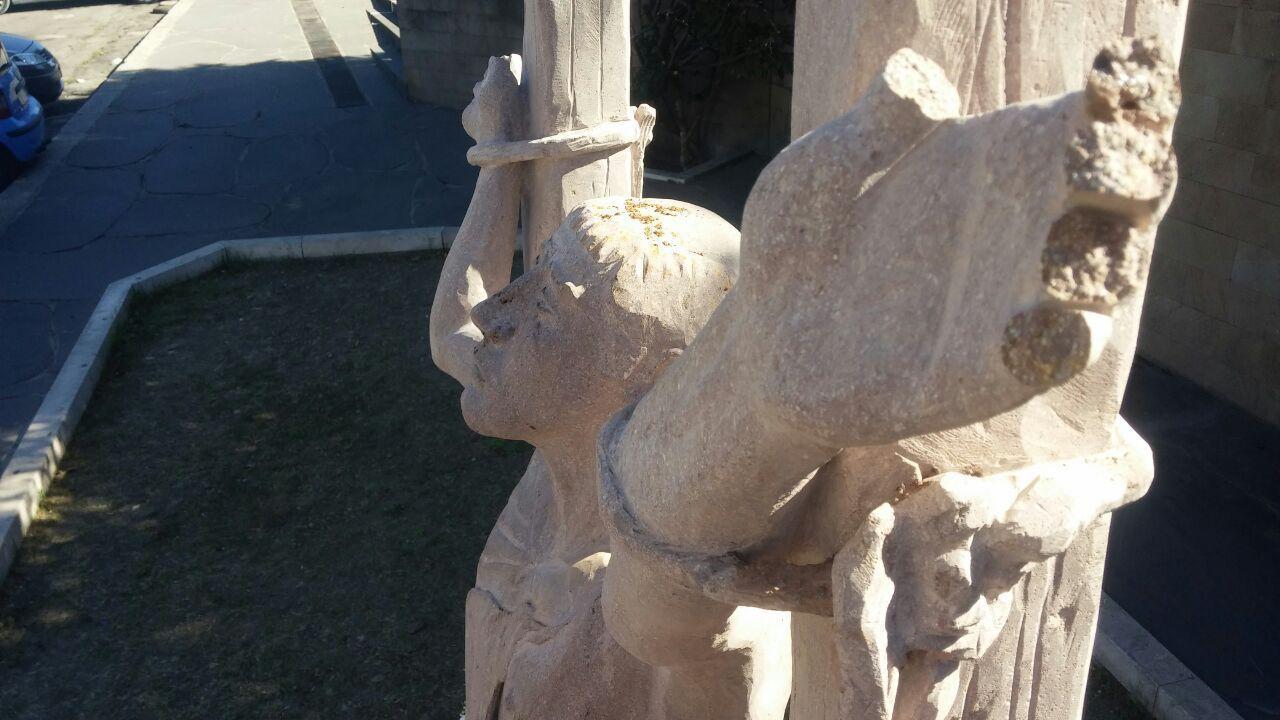 La statua del Beato Zirano ora è al sicuro 