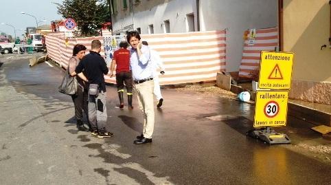 Si rompe il tubo principale I residenti per ore senz’acqua