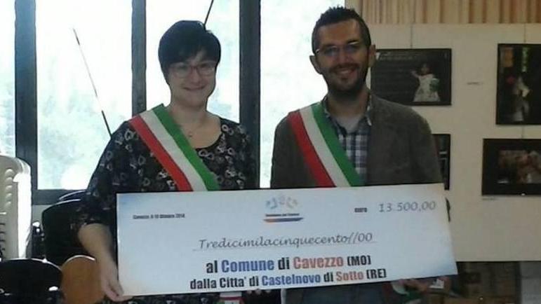 Donazione al Comune di Cavezzo