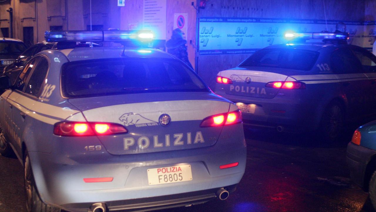 L'intervento di pattuglie di polizia