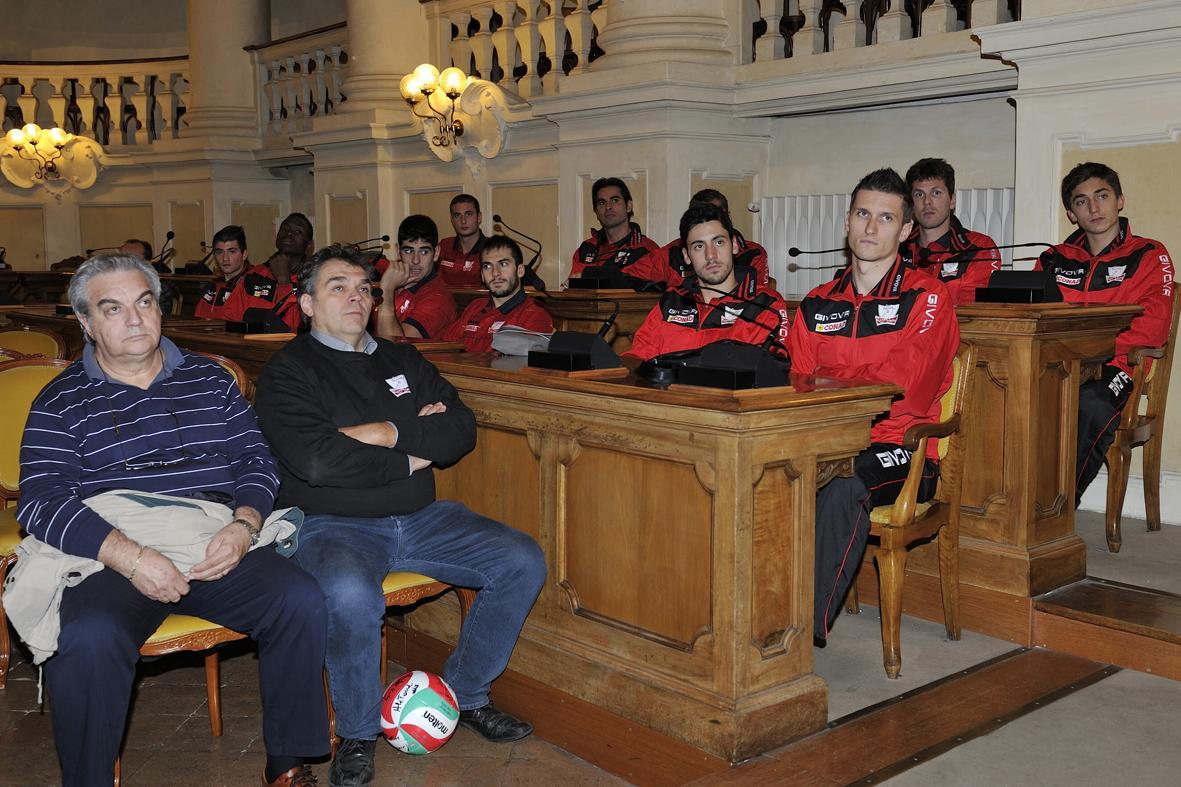  Il sindaco Vecchi al Volley Tricolore: "Siete una delle più belle realtà dello sport reggiano" 