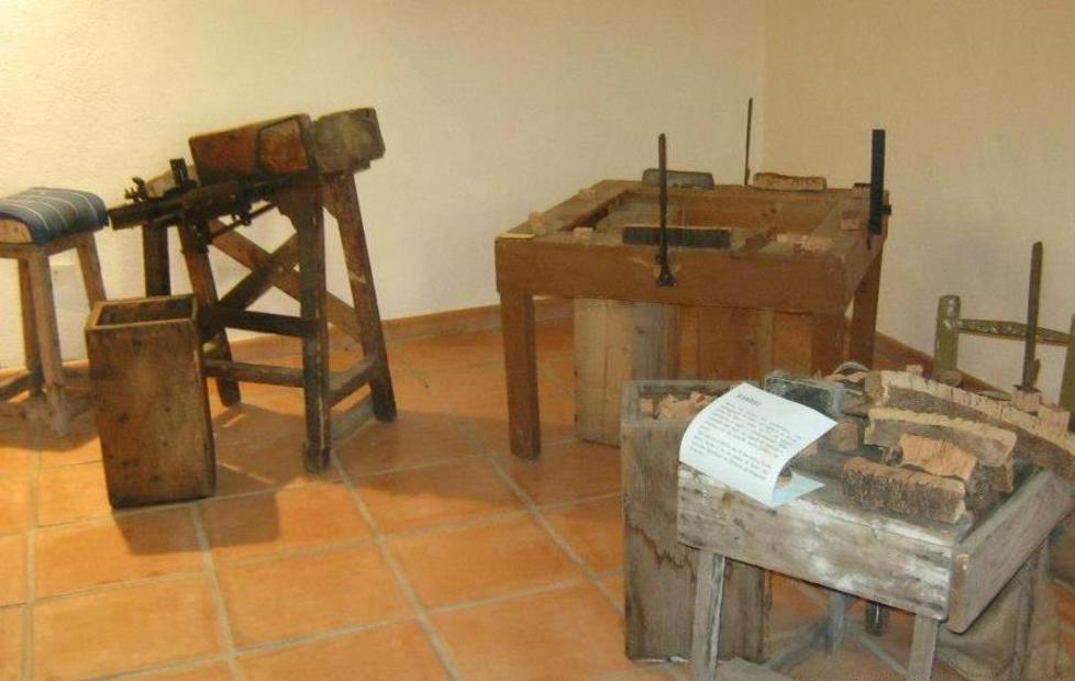Tappi usati al museo del sughero 