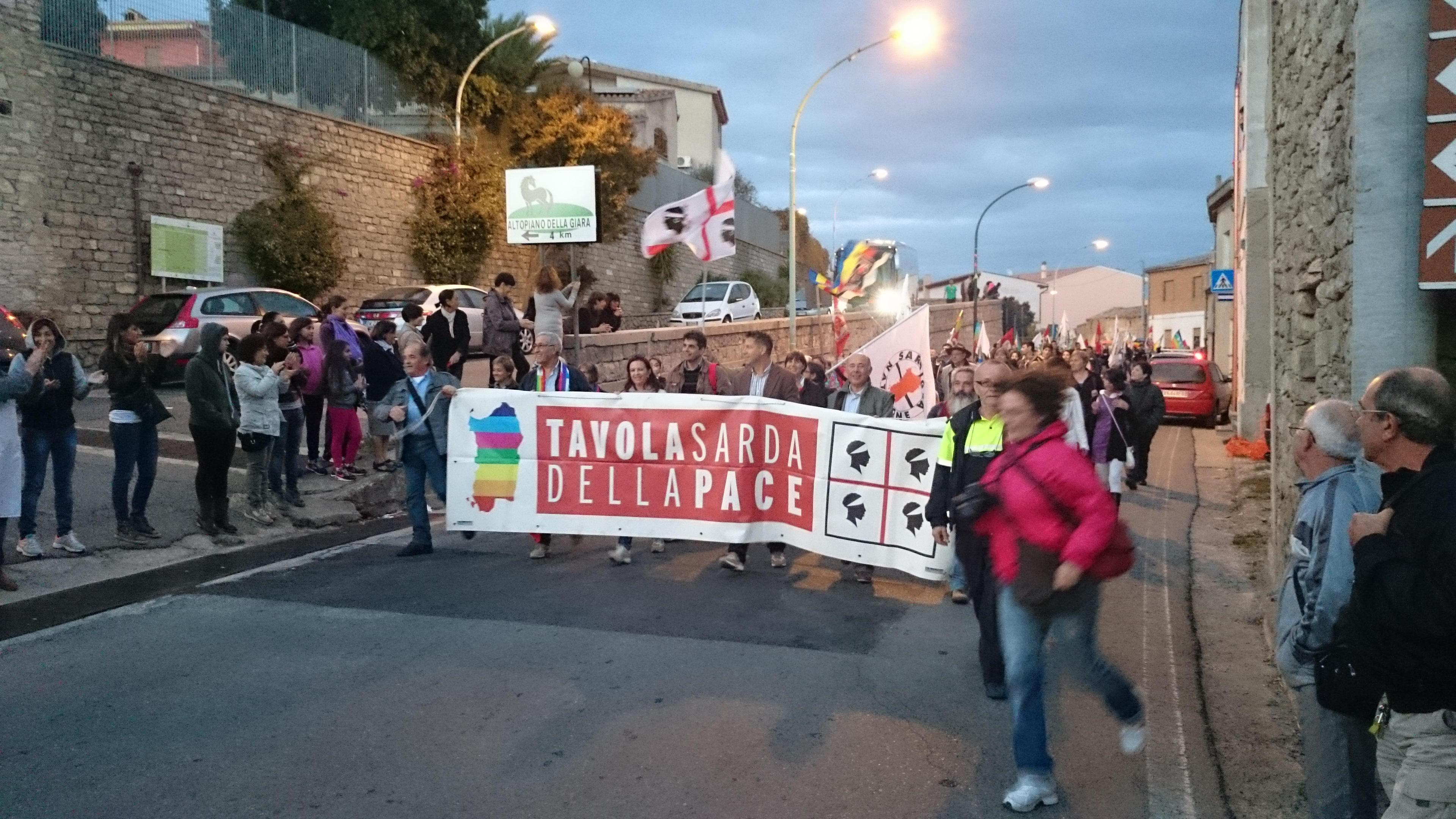 La 13esima edizione della marcia della pace a Laconi