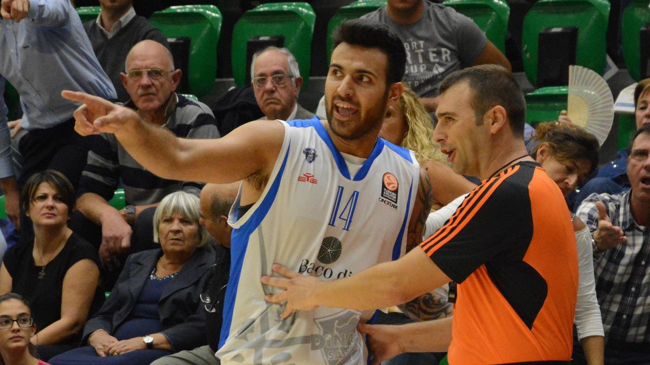 Brian Sacchetti è alla quinta stagione con la maglia della Dinamo Sassari