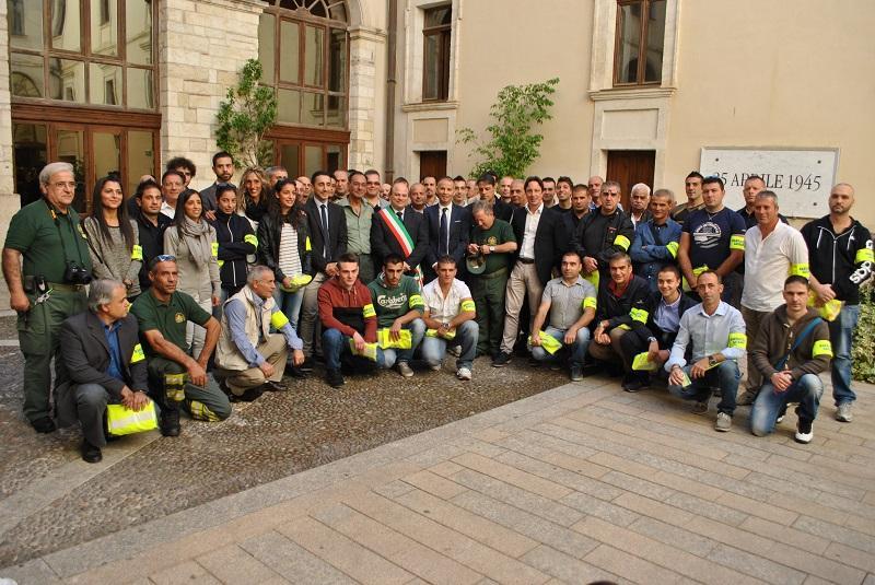 I 51 barracelli che hanno giurato sabato a Palazzo Ducale