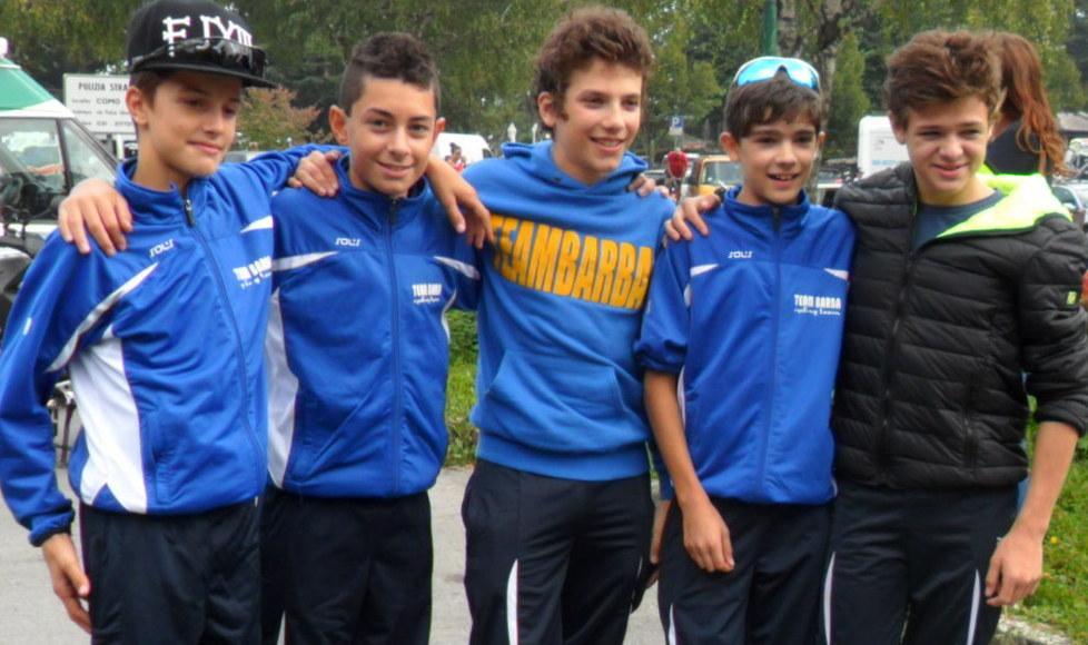 Team Barba, salita... premio
