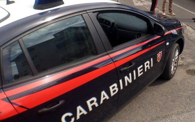 Un posto di blocco dei carabinieri