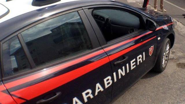 Un posto di blocco dei carabinieri