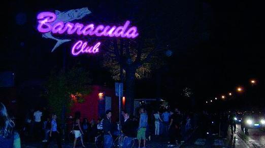 L'ingresso del Barracuda a Lido Spina