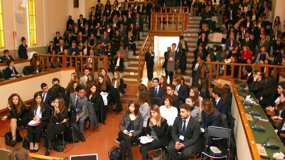 La simulazione dei lavori del Parlamento europeo