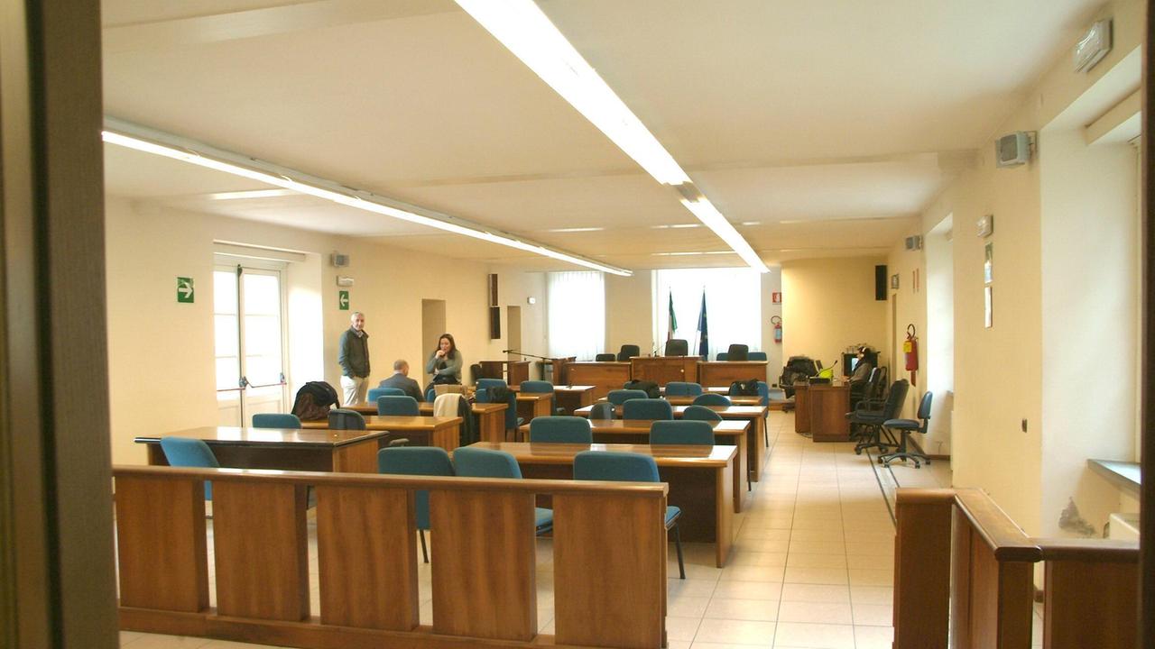 Un'immagine del palazzo di Giustizia in via Galli Tassi