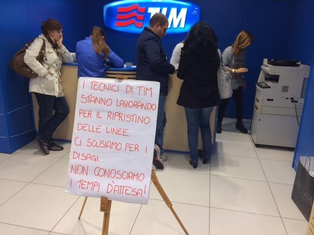 Black-out, Tim non rimborsa i reggiani 