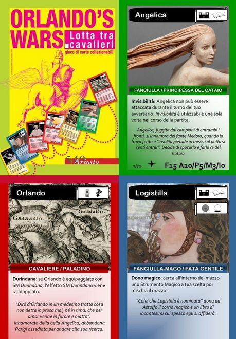Le carte da gioco “Orlando’s War” gratis all’Ariosto 