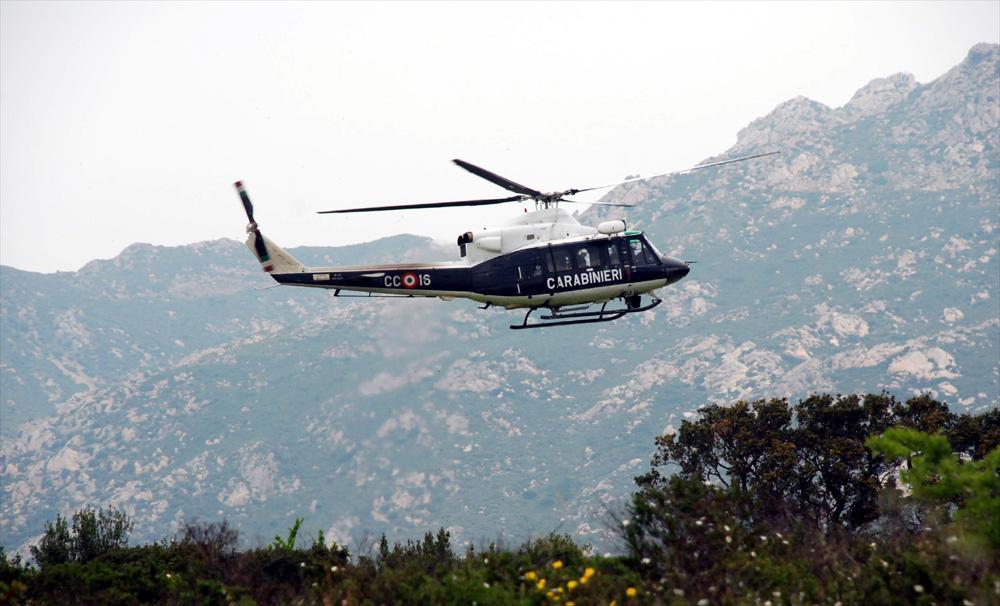 Un elicottero dei carabinieri