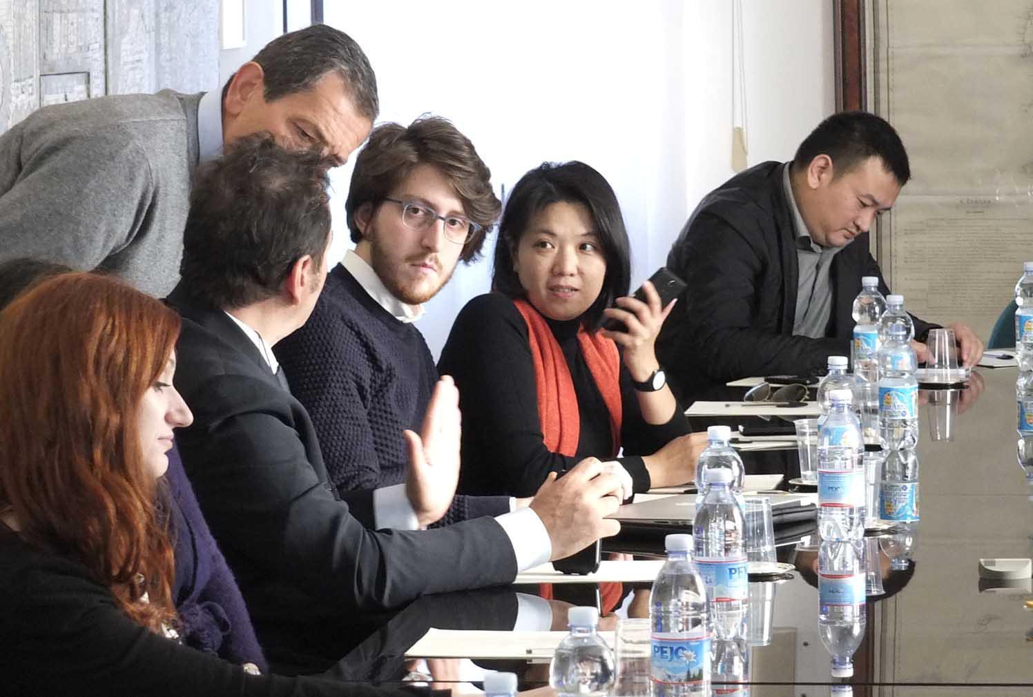 Un momento dell'incontro all'Unione Industriale pisana