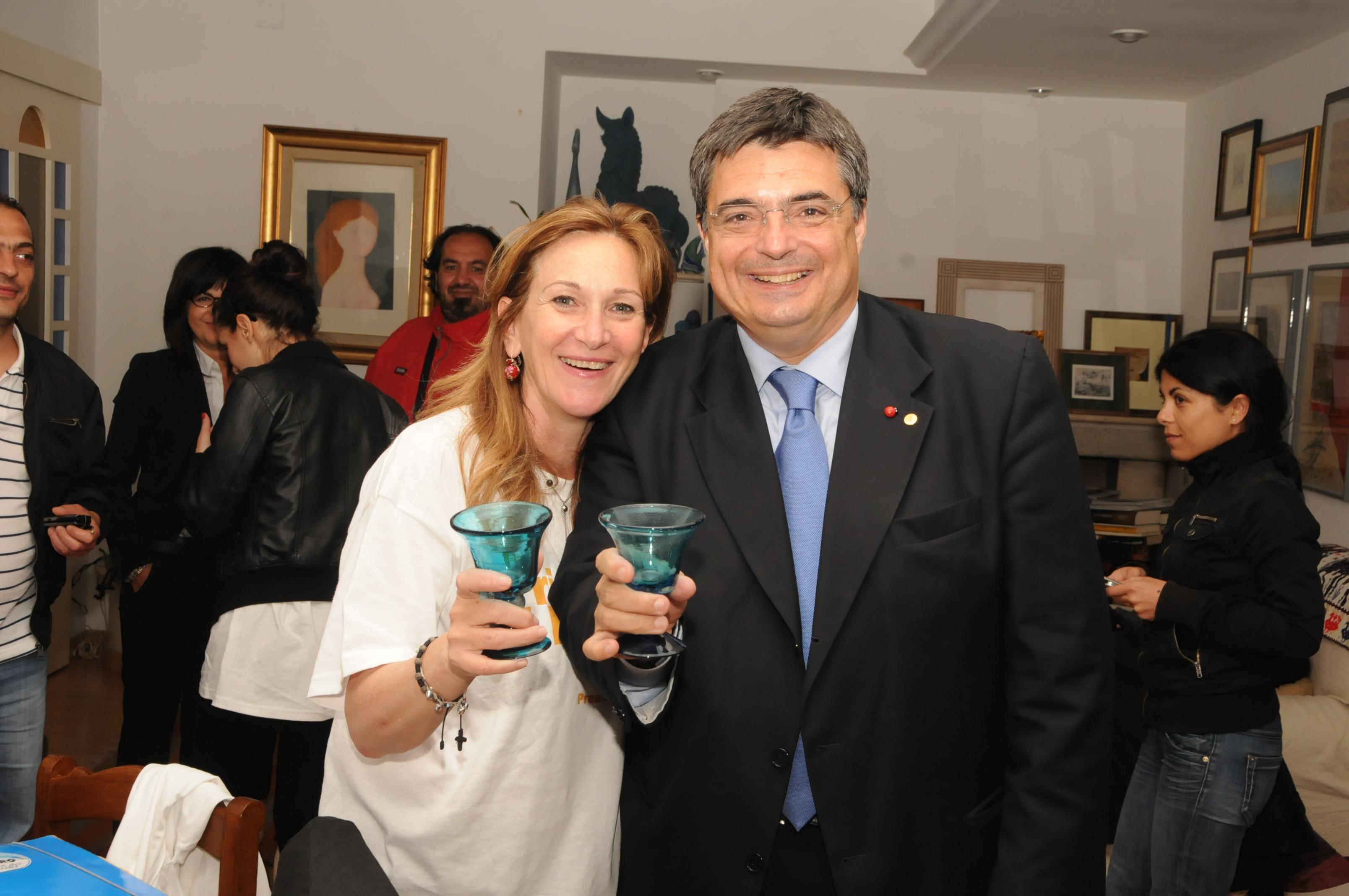 Alessandra Giudici e Gianfranco Ganau