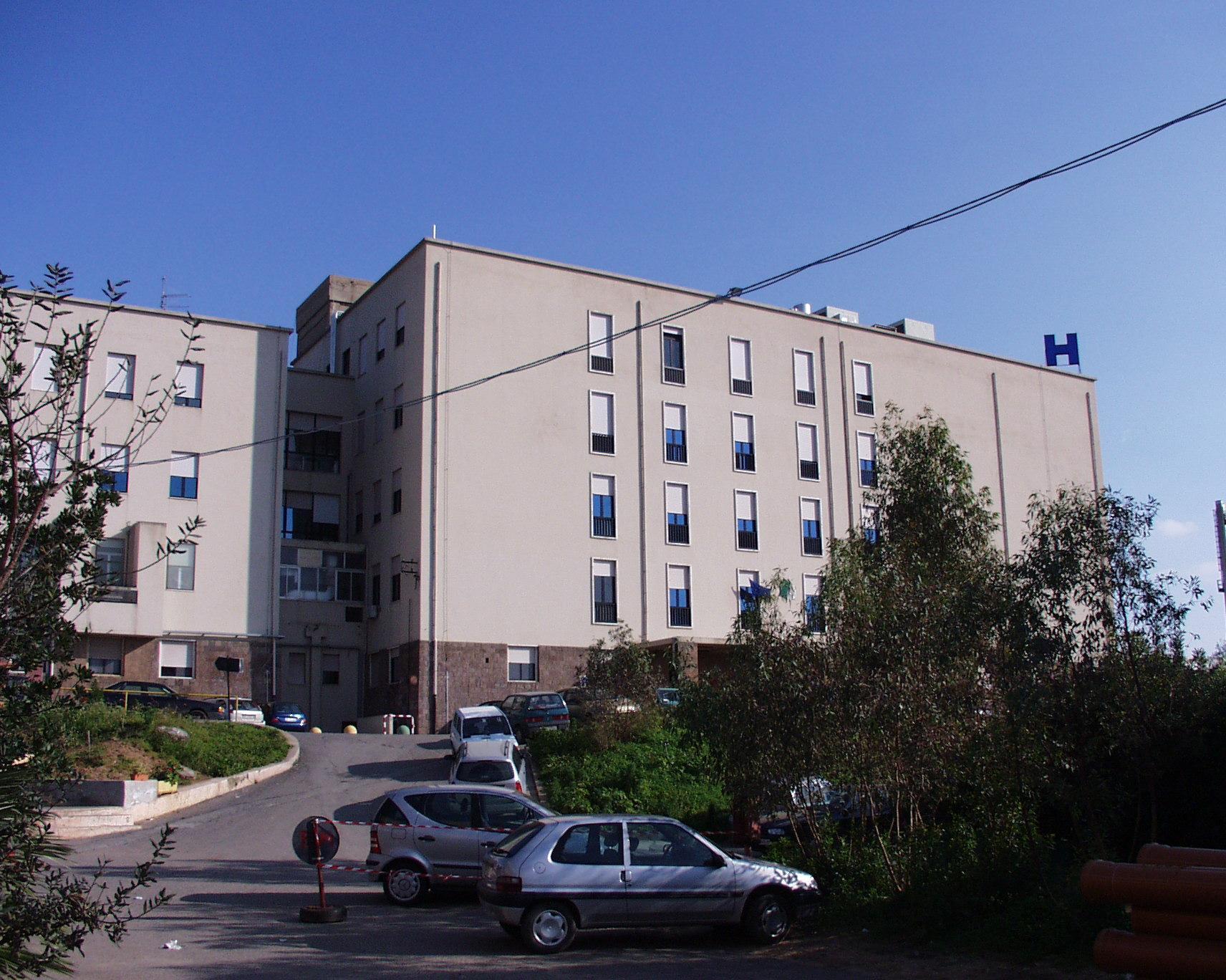 L'ospedale Sirai di Carbonia