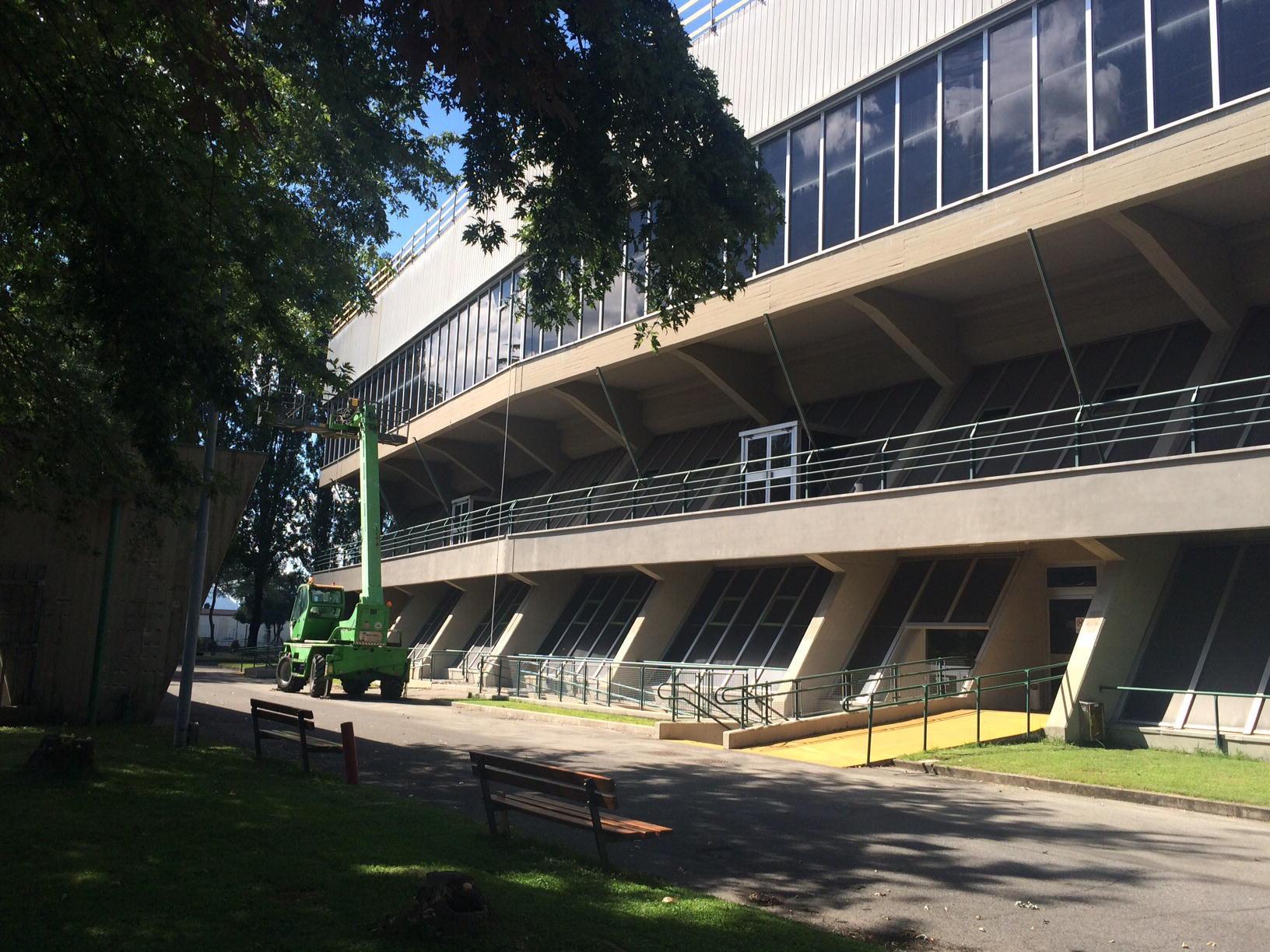 Il palazzetto dello sport di via delle Tagliate