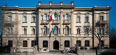 La sede generale del Banco di Sardegna a Sassari