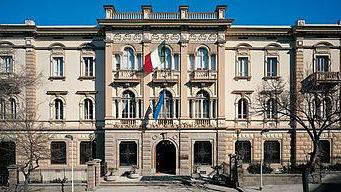 La sede generale del Banco di Sardegna a Sassari