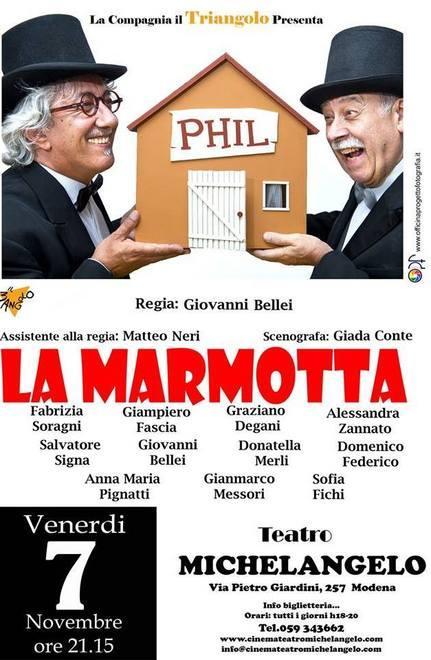 “La Marmotta”: si ride a teatro con Il Triangolo