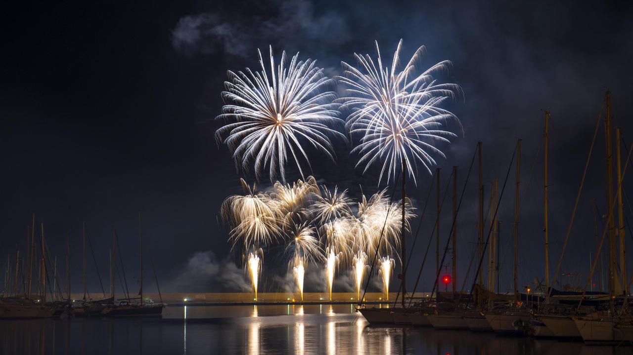 I fuochi d'artificio per il Cap d'Any di Alghero