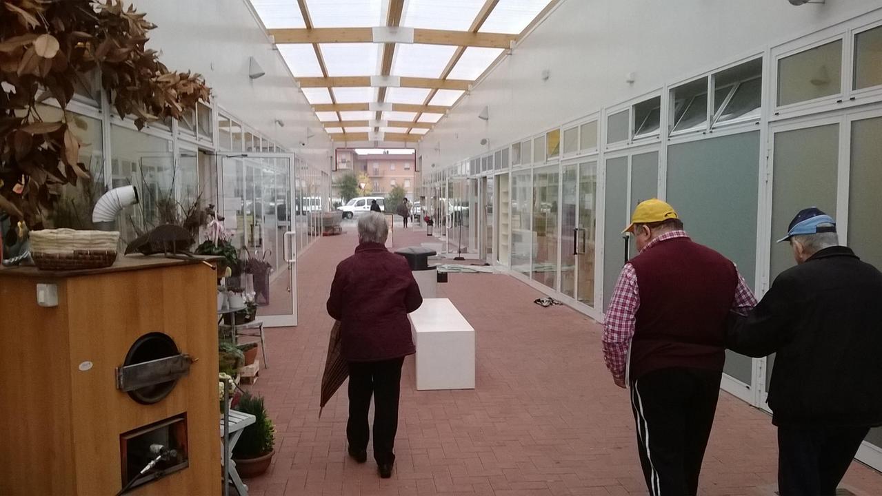 La galleria del centro commerciale Ricommerciamo teatro del furto
