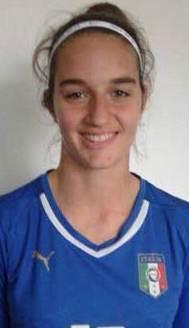 Martina Lenzini ancora azzurra con la nazionale italiana under 17 