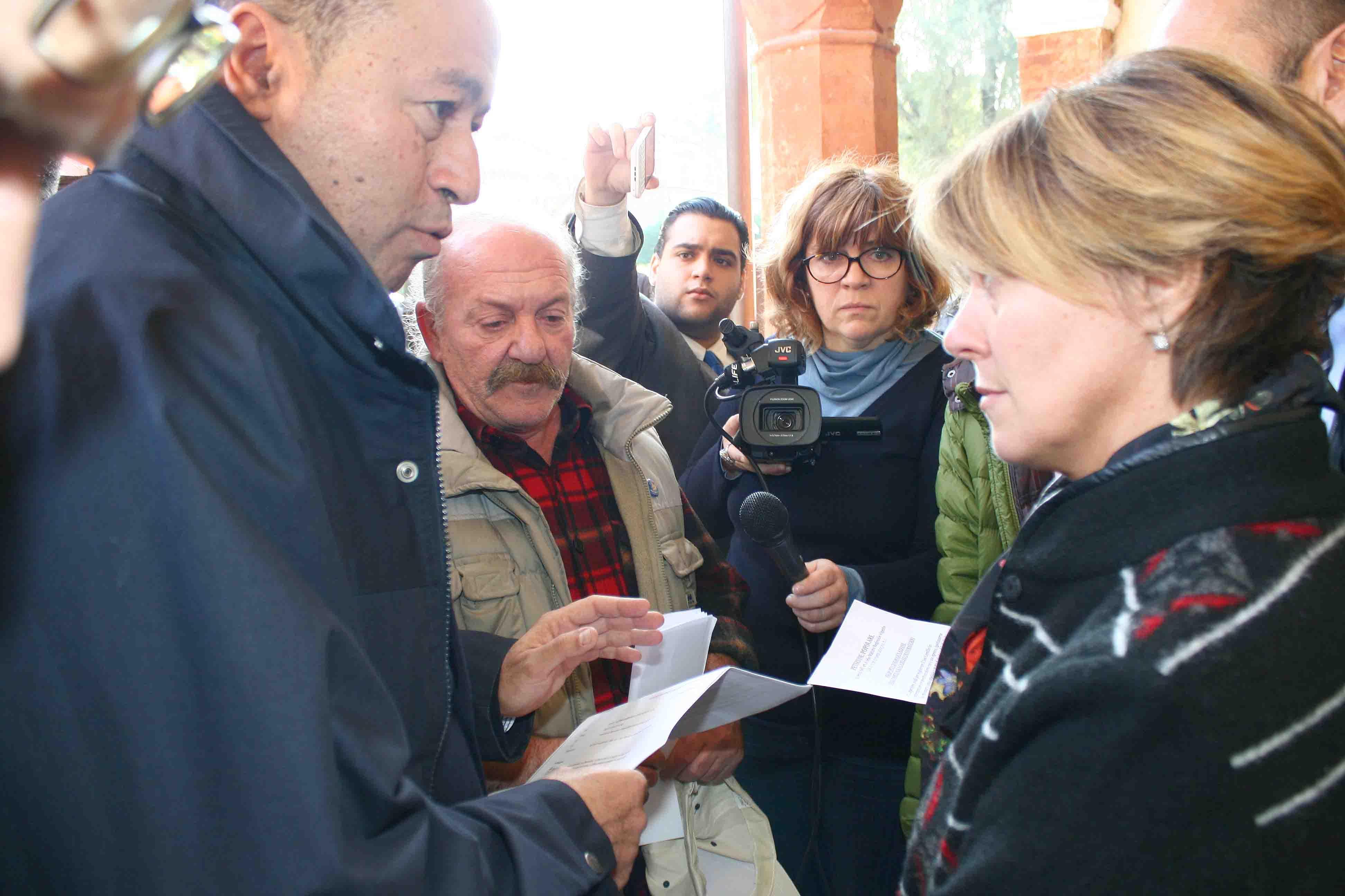 Il comitato San Camillo con il ministro