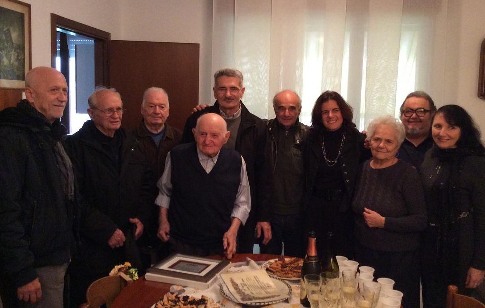 Festa per i 100 anni dell’ex birocciaio Imerio 