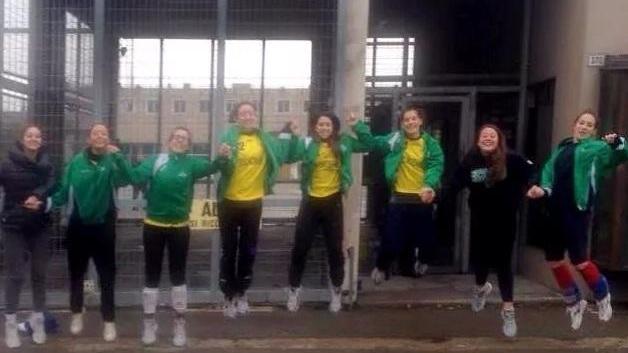 Csi Modena e le ragazze del Corlo portano il volley in carcere