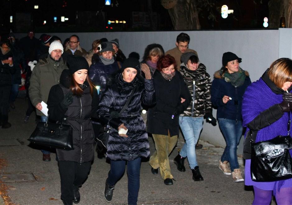 Cento e Pieve unite dalla marcia anti femminicidio 