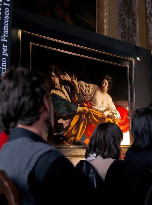 Uno sfregio sul capolavoro del Guercino 