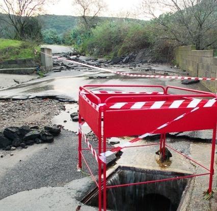 Strada distrutta dall’alluvione, ora è di nuovo agibile e sicura