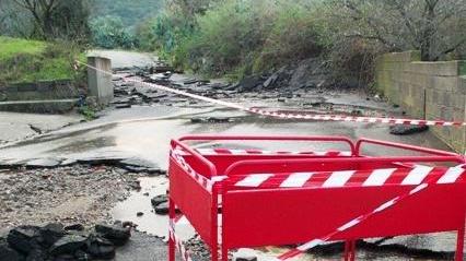 Strada distrutta dall’alluvione, ora è di nuovo agibile e sicura