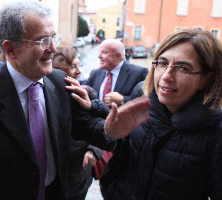 Prodi incoraggia la nipote Silvia 