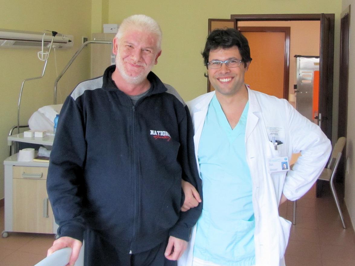 Don Raffaele Bellemo operato al Sant'Anna