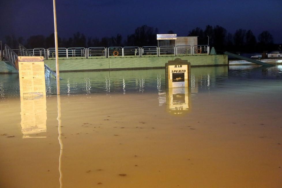 Piena del Po, un racconto per immagini