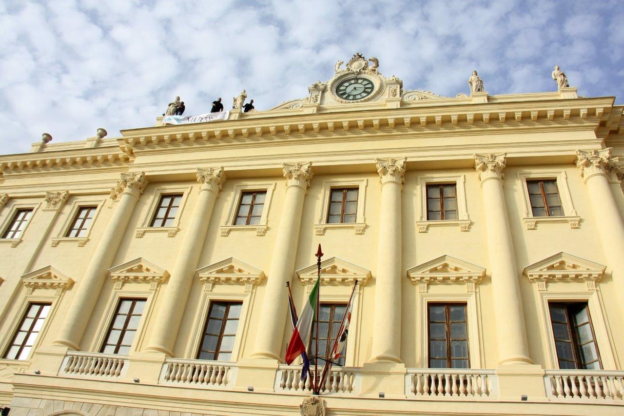 Il palazzo della Provincia di Sassari